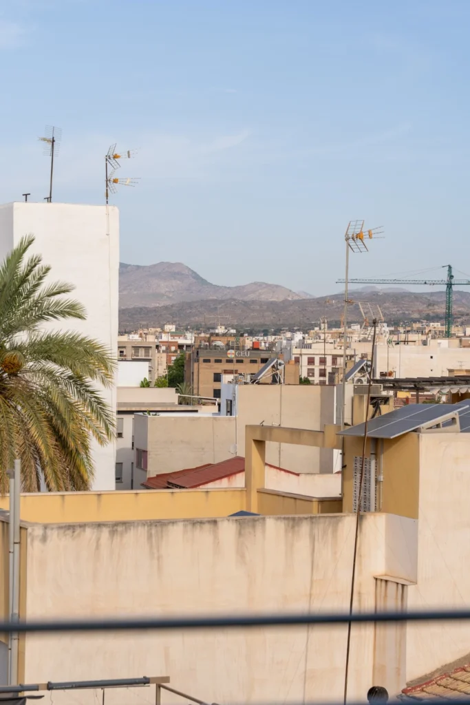 Vistas de Elche desde Villa Raval